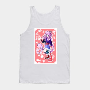 Happy catgirl Tank Top